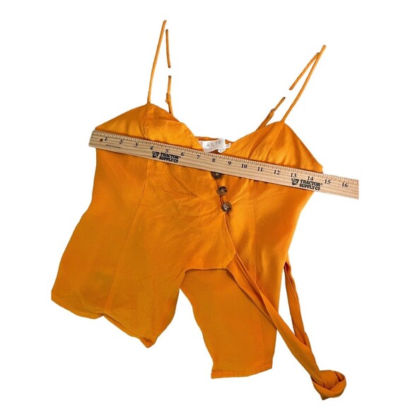 ASTR The Label Clementine Tank Women’s Size Small Button Detail Wrap Camisole - Picture 6 of 9